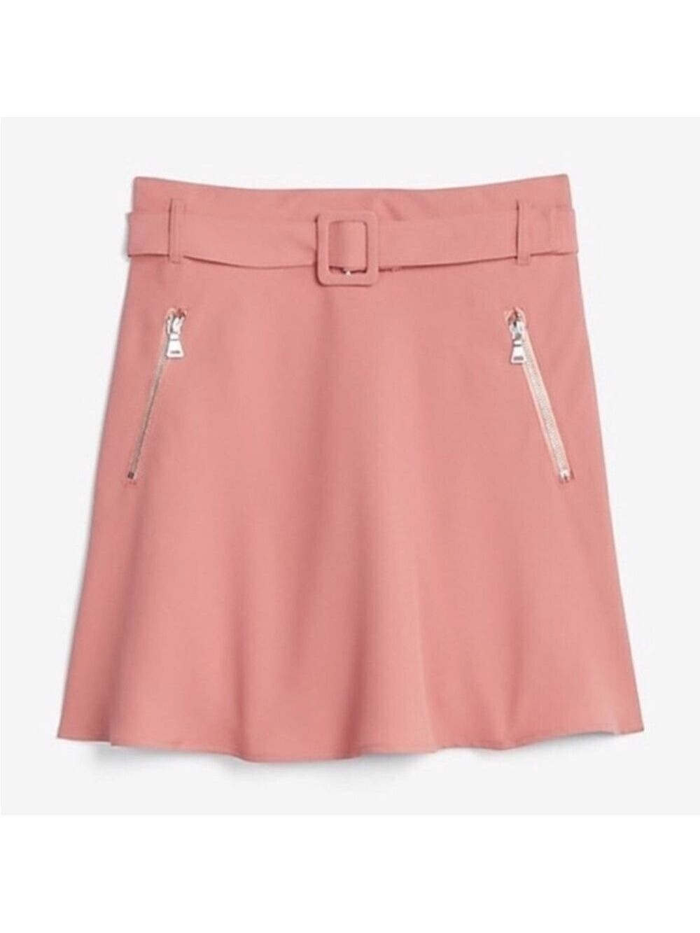 Express skirt with side zipper and clasp closure Woman’s size 4 peachy pink